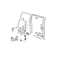 OEM 2011 Chevrolet Express 2500 Hinge Diagram - 19257344