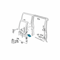 OEM 2013 Chevrolet Express 2500 Handle, Inside Diagram - 23136342