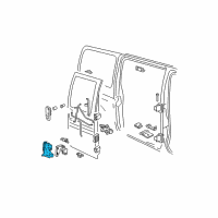 OEM 2010 Chevrolet Express 2500 Lock Diagram - 22799143