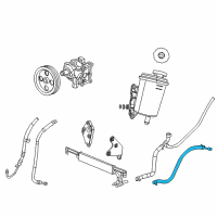 OEM 2012 Ram 2500 Hose-Power Steering Return Diagram - 68031953AF