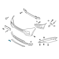 OEM Ford Police Interceptor Utility End Cover Diagram - LB5Z-17E811-AB