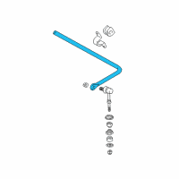 OEM 2002 Toyota MR2 Spyder Stabilizer Bar Diagram - 48811-17100