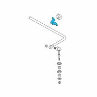 OEM 1994 Toyota Celica Stabilizer Bar Bracket Diagram - 48824-12040