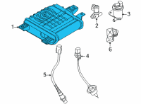 OEM Hyundai Tucson CANISTER ASSY Diagram - 31420-N9500