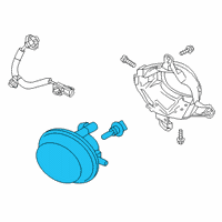 OEM 2020 Toyota Yaris Fog Lamp Assembly Diagram - 81220-WB001