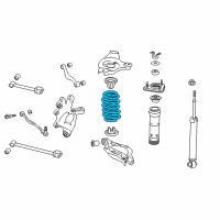 OEM Lexus IS350 Spring, Coil, RR Diagram - 48231-53301