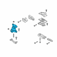 OEM 2019 Ford Edge Mount Diagram - K2GZ-6038-A