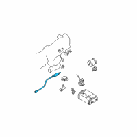 OEM 2006 Nissan Altima Air Fuel Ratio Sensor Diagram - 22693-8U300