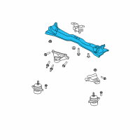 OEM 2005 Ford Mustang Rear Support Diagram - 6R3Z-6A023-BA