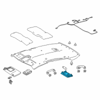 OEM 2022 Toyota Camry Dome Lamp Diagram - 81240-42020-E1