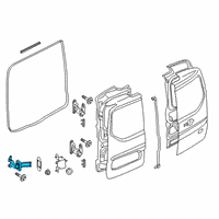 OEM 2018 Ford Transit Connect Door Check Diagram - DT1Z-6144100-F