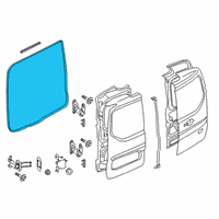 OEM 2015 Ford Transit Connect Weatherstrip On Body Diagram - DT1Z-61404A06-G