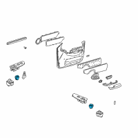 OEM 1997 Oldsmobile Silhouette Lock Switch Diagram - 10246291