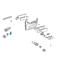 OEM 2004 Pontiac Aztek Switch, Outside Rear View Mirror Remote Control Diagram - 10409715