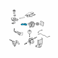 Genuine Ford Clutch Master And Slave Cylinder Assembly diagram