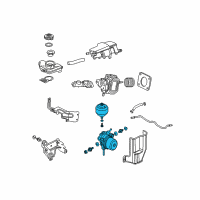 OEM 2014 Acura ILX Power Unit, Brake Diagram - 57300-TR2-A01