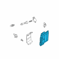 OEM 2009 Nissan Armada Engine Control Module Diagram - 23710-ZW00A