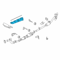 OEM 2008 Ford F-350 Super Duty Manifold Diagram - 8C3Z-9430-A