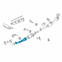 OEM 2010 Ford F-250 Super Duty Catalytic Converter Diagram - 9C3Z-5H267-B