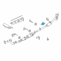 OEM Ford F-350 Super Duty Muffler Bracket Diagram - 7C3Z-5259-B