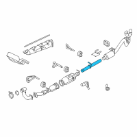 OEM 2010 Ford F-350 Super Duty Intermed Pipe Diagram - 7C3Z-5A212-SC