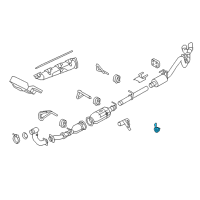 OEM 2009 Ford F-250 Super Duty Muffler Rear Bracket Diagram - BC3Z-5260-A