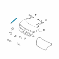 OEM 2013 Hyundai Genesis LIFTER-Trunk Lid Diagram - 81771-3M000