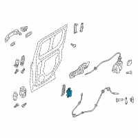 OEM Ford Transit Connect Handle Diagram - BK2Z-6122666-C