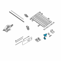 OEM 2017 Nissan Frontier Carrier-Spare Tire Diagram - 57210-EA000