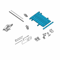 OEM 2018 Nissan Frontier Floor Assembly-Rear Body Diagram - 93500-9CF0B