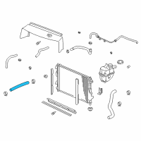 OEM 2006 Saturn Vue Upper Hose Diagram - 22685159