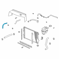 OEM Saturn Vue Hose, Heater Outlet Diagram - 15293285