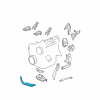 OEM 2002 Chevrolet Venture Bracket-Engine Mount Diagram - 10325272