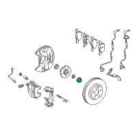 OEM 2007 Chrysler Crossfire Cover-Wheel Bearing Diagram - 5101732AA