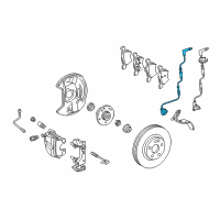 OEM Chrysler Crossfire Wiring-Wheel Speed Diagram - 5099909AA