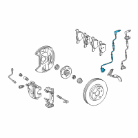 OEM 2006 Chrysler Crossfire Wiring-Wheel Speed Diagram - 5099909AA