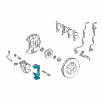 OEM Chrysler Crossfire Adapter-Disc Brake CALIPER Diagram - 5139217AA