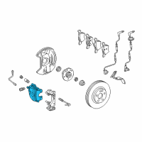 OEM 2004 Chrysler Crossfire CALIPER-Disc Brake Diagram - 5139586AA