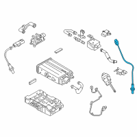 OEM 2016 Kia Sedona Oxygen Sensor Assembly, Rear Right Diagram - 392103CDD0