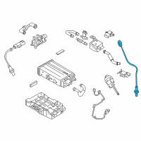 OEM 2017 Kia Sedona Oxygen Sensor Assembly, Rear Right Diagram - 392103CDD0