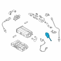 OEM 2019 Kia Cadenza Actuator-Visor Diagram - 292383CAA0