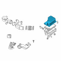 OEM 2009 Kia Borrego Cover-Air Cleaner Diagram - 281112J300