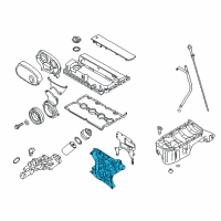 OEM Pontiac G3 Oil Pump Diagram - 55556427