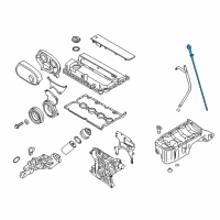 OEM Chevrolet Aveo Dipstick Diagram - 25185950