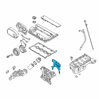 OEM 2010 Pontiac G3 Front Cover Gasket Diagram - 24405911