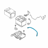 OEM 2019 Hyundai Accent Wiring Assembly-Engine Ground Diagram - 91860-H9120