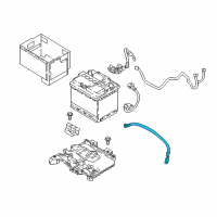 OEM 2018 Hyundai Accent Wiring Assembly-Engine Ground Diagram - 91860-H9120