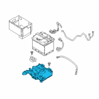 OEM 2021 Hyundai Accent Tray Assembly-Battery Diagram - 37150-H8600