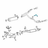 OEM Ram Hanger-Exhaust Diagram - 52122572AA