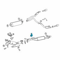 OEM Ram 1500 Classic Hanger-Exhaust Diagram - 68203199AA